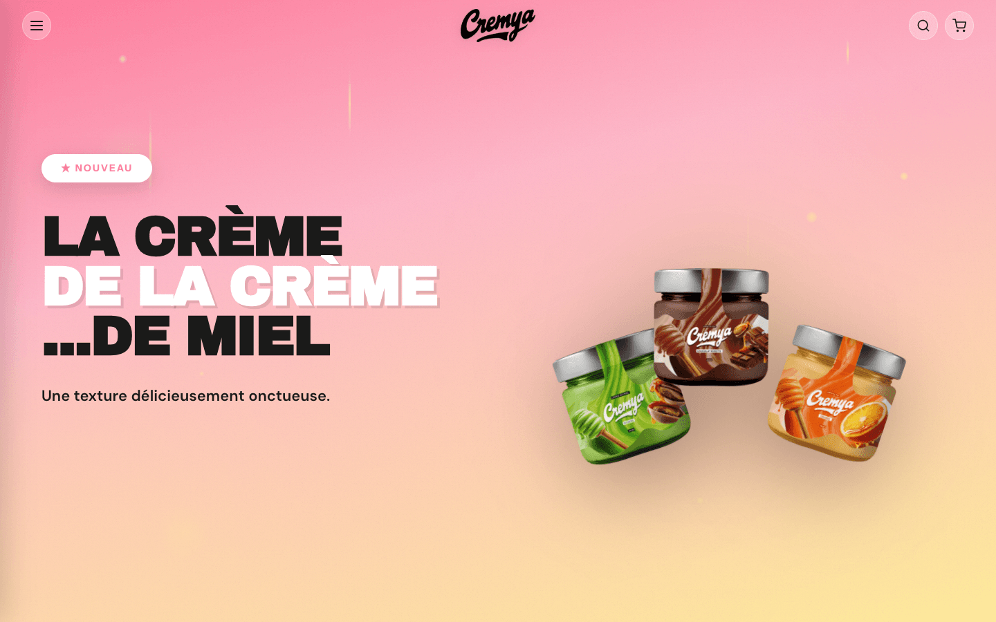 Cremya — E-commerce crèmes de miel artisanales